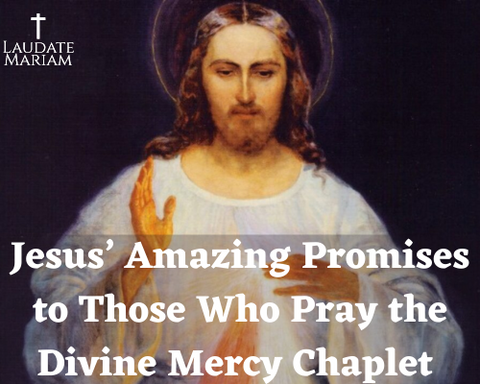 Jesus’ Amazing Promises to those Who Pray the Divine Mercy Chaplet