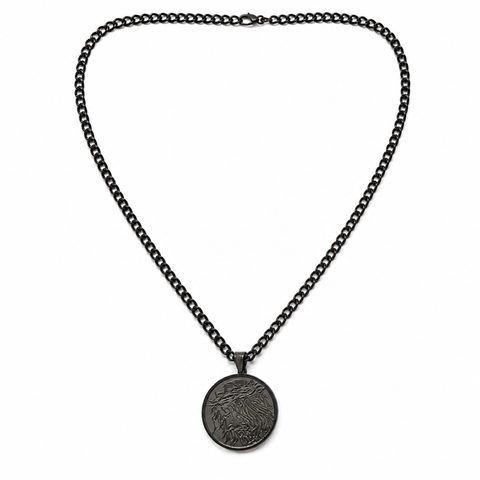 Personalized Jesus Crown of Thorns Pendant Necklace