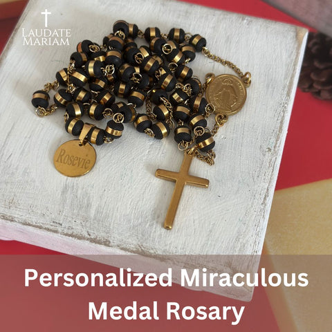 Personalized Miraculous Medal Rosary