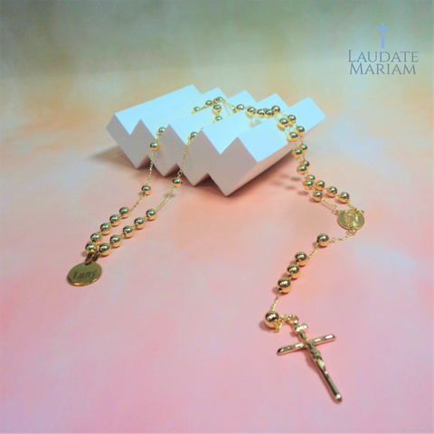 Our Lady of Guadalupe Personalized Rosary – Custom Engraved Stainless Steel Beads