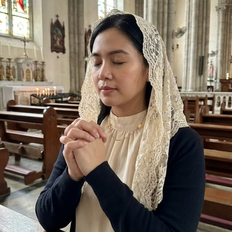 Personalized Miraculous Medal Necklace – Custom Name Engraved