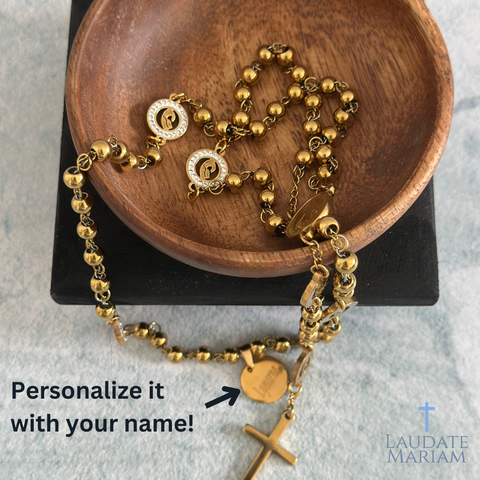 Ave Maria Personalized Rosary