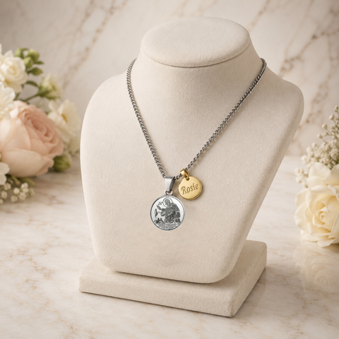 St. Francis of Assisi Personalized Necklace