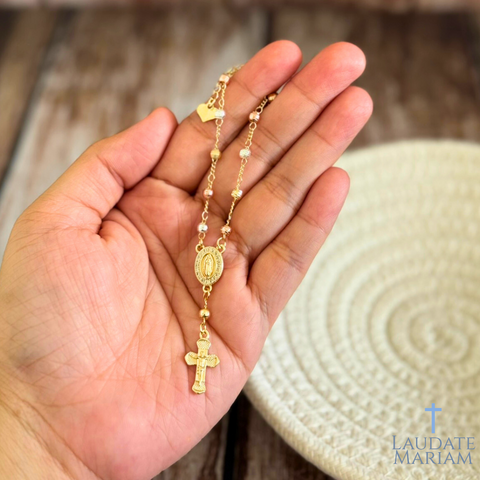 Our Lady of Guadalupe Personalized Rosary Bracelet