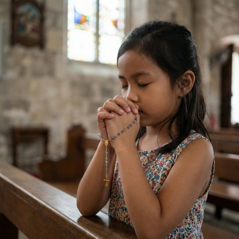 Personalized Bambino Rosary for Kids