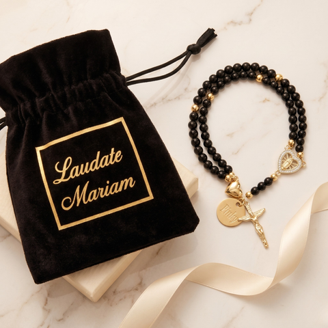 Personalized Our Lady of Grace Magnetic Heart Bracelet