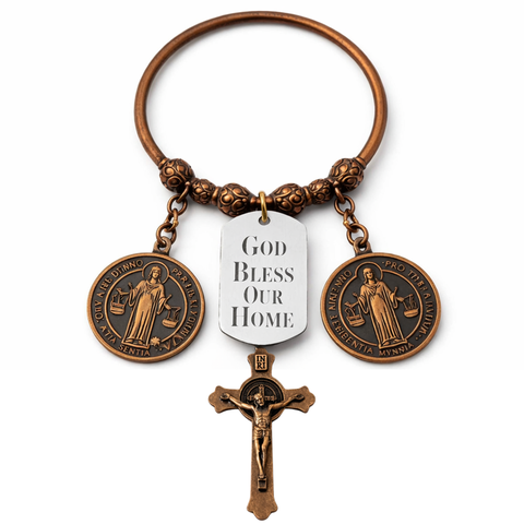 Personalized St. Benedict Door Hanger