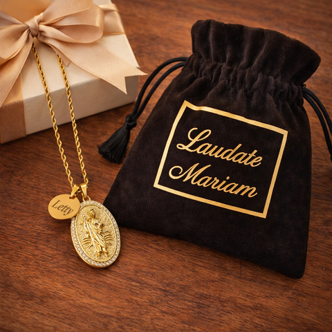 Personalized St. Joseph Necklace – Meaningful Catholic Gift for Women