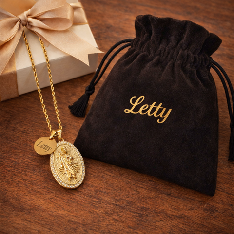 Personalized St. Joseph Necklace – Meaningful Catholic Gift for Women