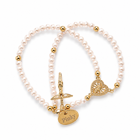 Personalized Our Lady of Grace Magnetic Heart Bracelet