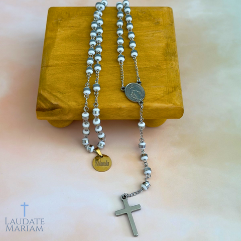 Personalized Miraculous Medal Rosary