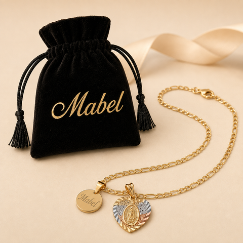 Personalized Gratia Heart Shaped Necklace