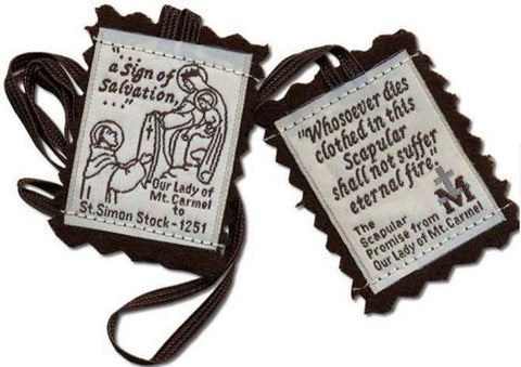 A Brown Scapular from a Stranger