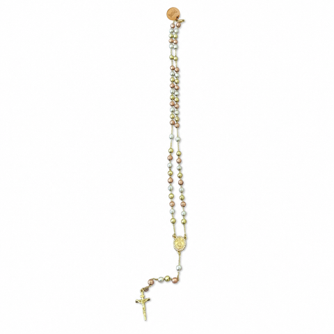 Personalized Nuestra Señora de Peñafrancia Stainless Steel Rosary Beads
