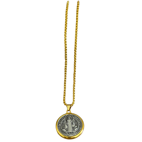 St. Benedict Necklace for Men