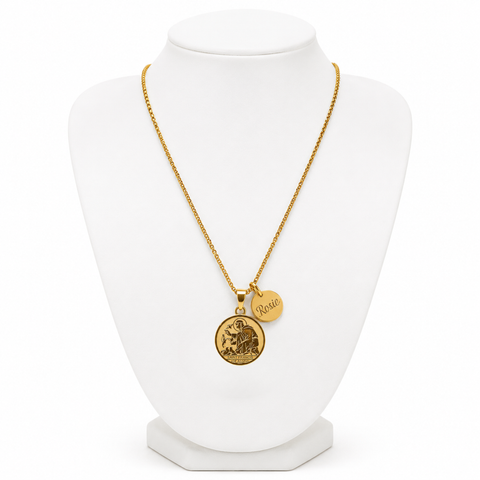 St. Francis of Assisi Personalized Necklace