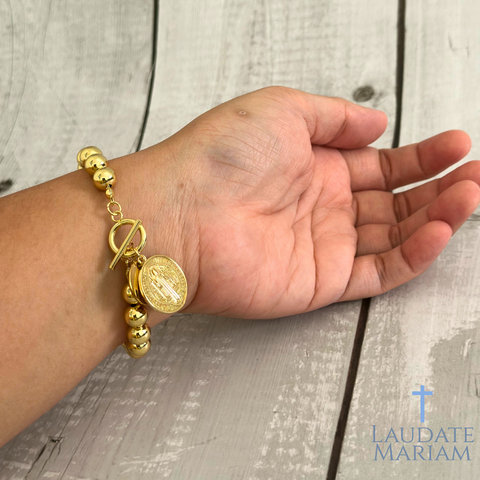 Personalized St. Benedict Protection Bracelet