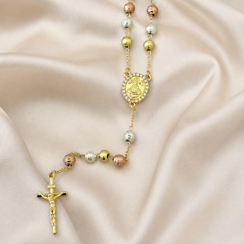 Personalized Nuestra Señora de Peñafrancia Stainless Steel Rosary Beads