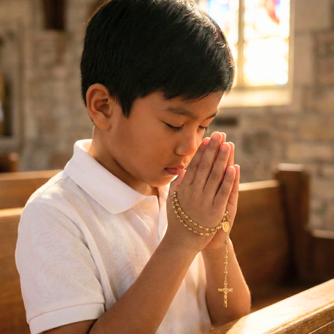 Personalized Bambino Rosary for Kids