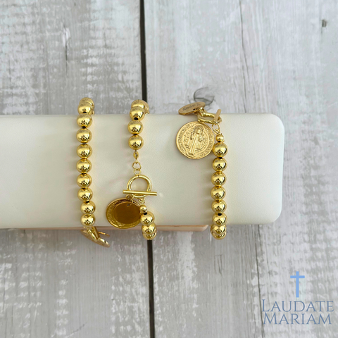 Personalized St. Benedict Protection Bracelet