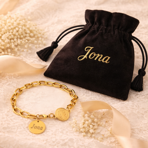 St. Benedict Stainless Steel Bracelet for Women (Gold & Silver) Catholic Protection Jewelry