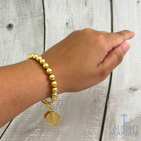 Personalized St. Benedict Protection Bracelet