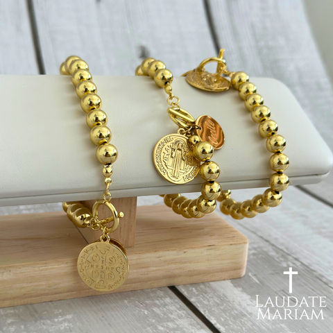 Personalized St. Benedict Protection Bracelet