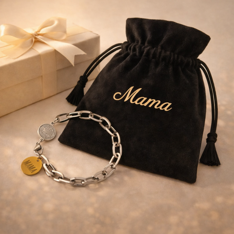 St. Benedict Stainless Steel Bracelet for Women (Gold & Silver) Catholic Protection Jewelry