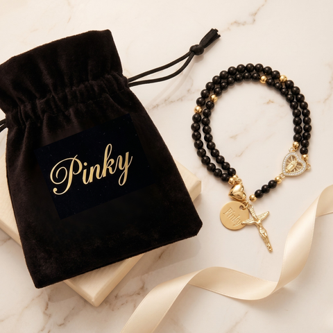 Personalized Our Lady of Grace Magnetic Heart Bracelet