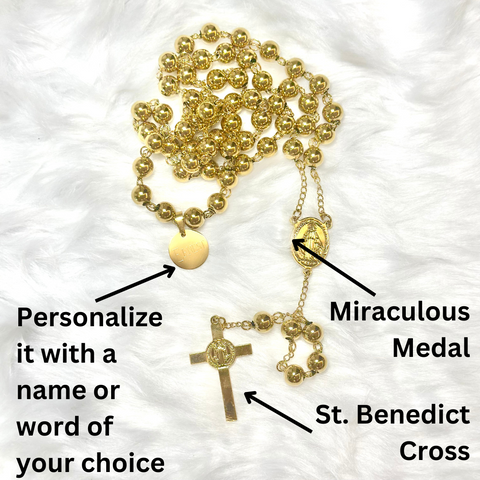 Miraculous Medal Personalized Rosary