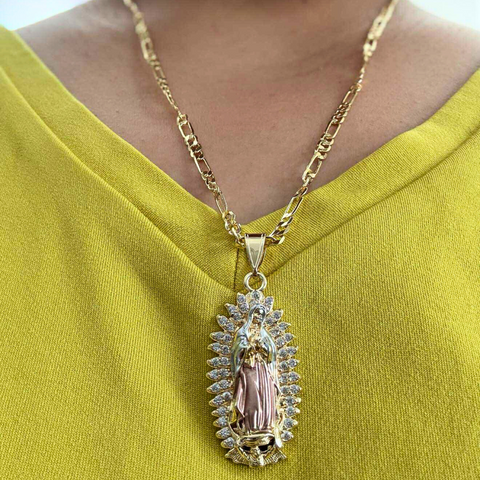 Our Lady Undoer of Knots Necklace – Personalized Catholic Gift with Gold Medallion