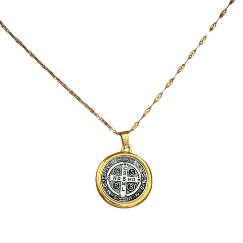 St. Benedict Necklace for Women - Catholic Sacramental for Divine Protection