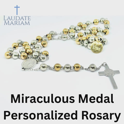 Miraculous Medal Personalized Rosary