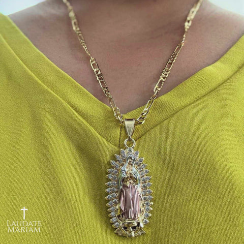 Our Lady Undoer of Knots Necklace – Personalized Catholic Gift with Gold Medallion