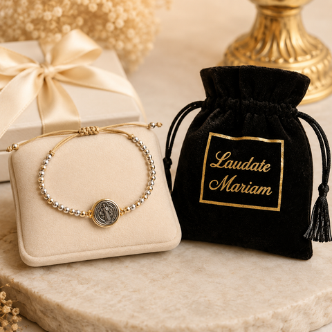 Personalized Saint Benedict Catholic Bracelet