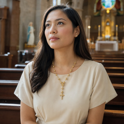Nuestra Señora de Guadalupe Catholic Necklace