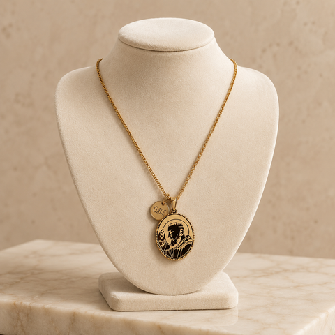 Padre Pio Personalized Necklace